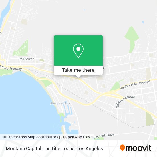 Montana Capital Car Title Loans map