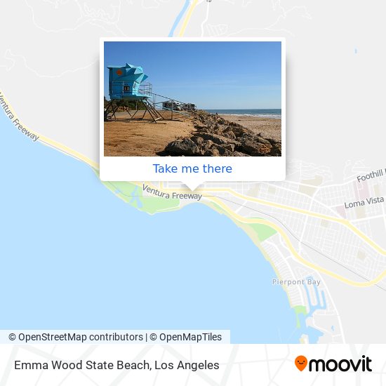 Mapa de Emma Wood State Beach