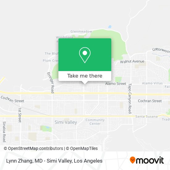 Lynn Zhang, MD - Simi Valley map