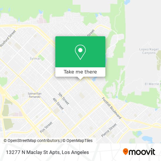 13277 N Maclay St Apts map