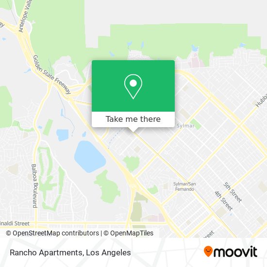Mapa de Rancho Apartments