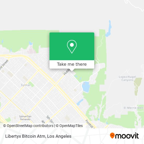 Mapa de Libertyx Bitcoin Atm