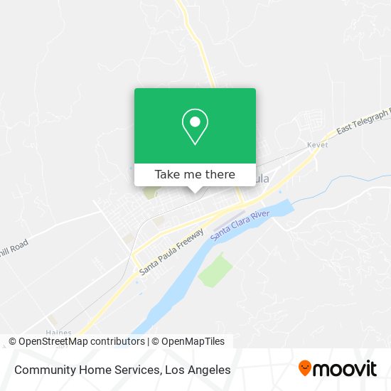 Mapa de Community Home Services