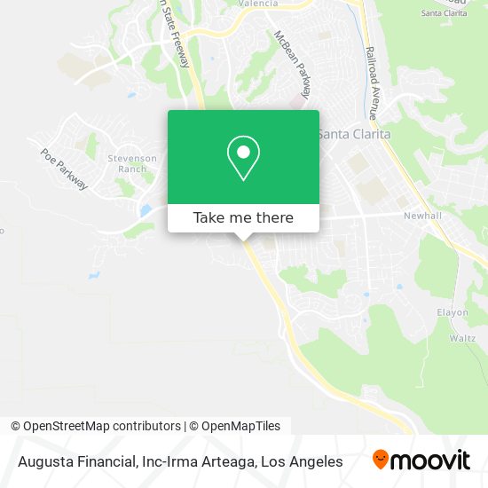 Mapa de Augusta Financial, Inc-Irma Arteaga