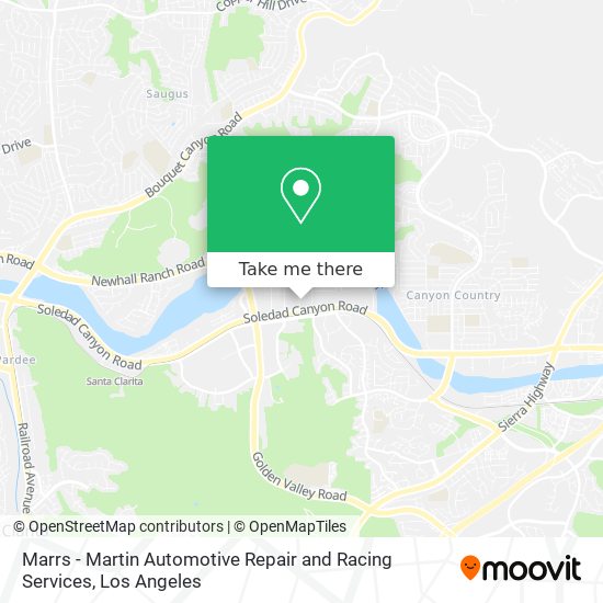 Mapa de Marrs - Martin Automotive Repair and Racing Services