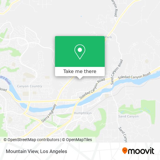 Mapa de Mountain View