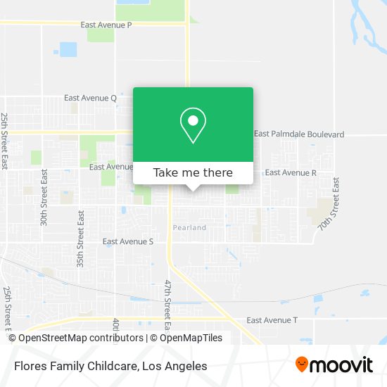 Flores Family Childcare map