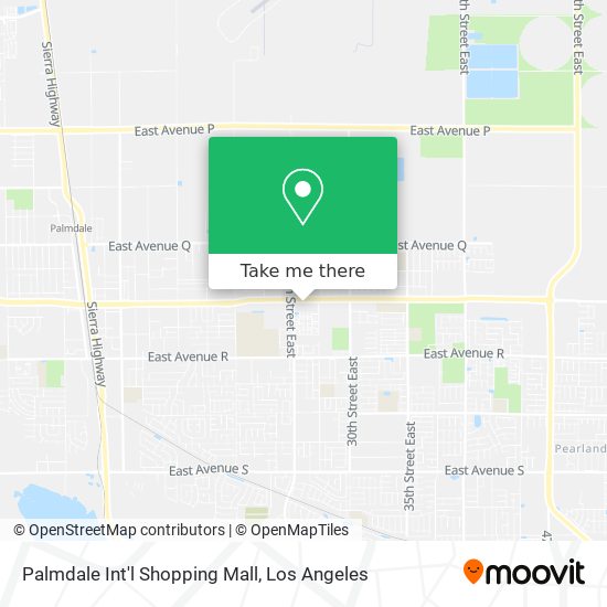 Mapa de Palmdale Int'l Shopping Mall