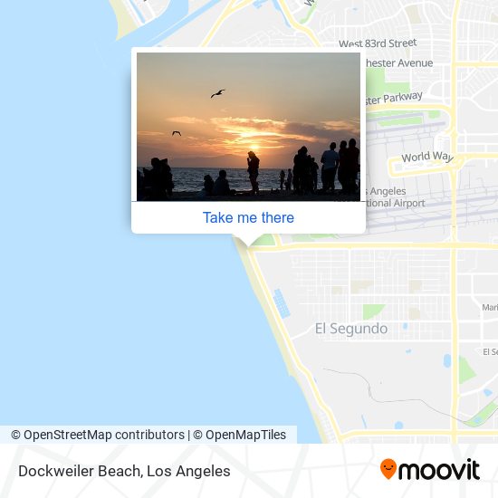 Mapa de Dockweiler Beach