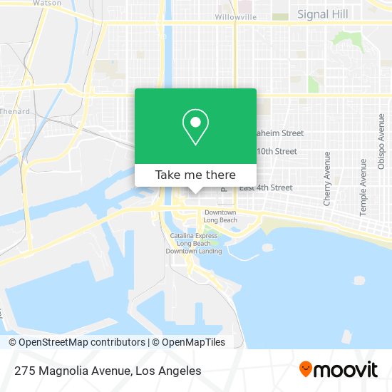 Mapa de 275 Magnolia Avenue