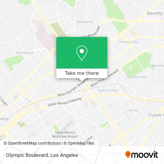 Mapa de Olympic Boulevard