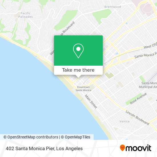 Mapa de 402 Santa Monica Pier