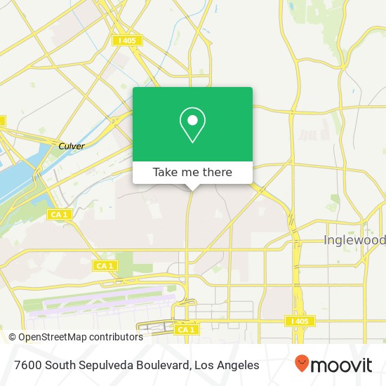 Mapa de 7600 South Sepulveda Boulevard