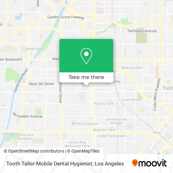 Tooth Tailor-Mobile Dental Hygienist map