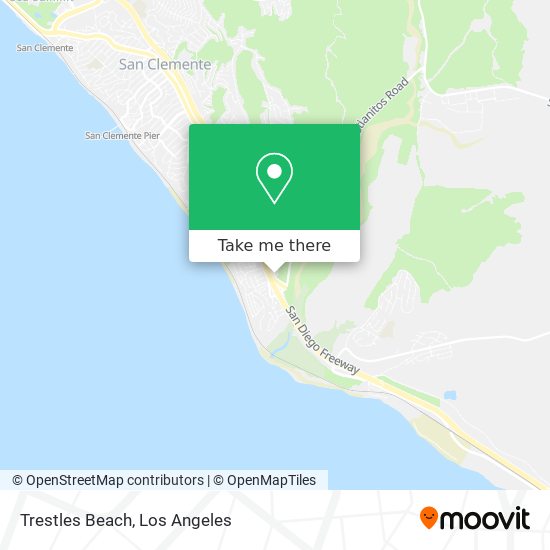 Trestles Beach map