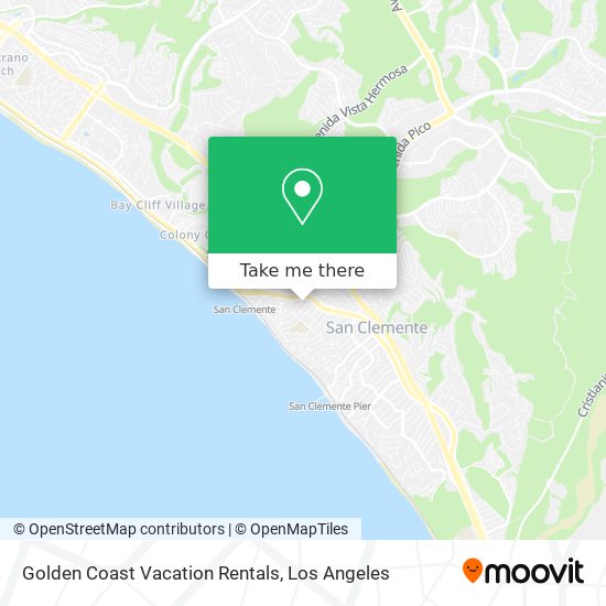 Mapa de Golden Coast Vacation Rentals