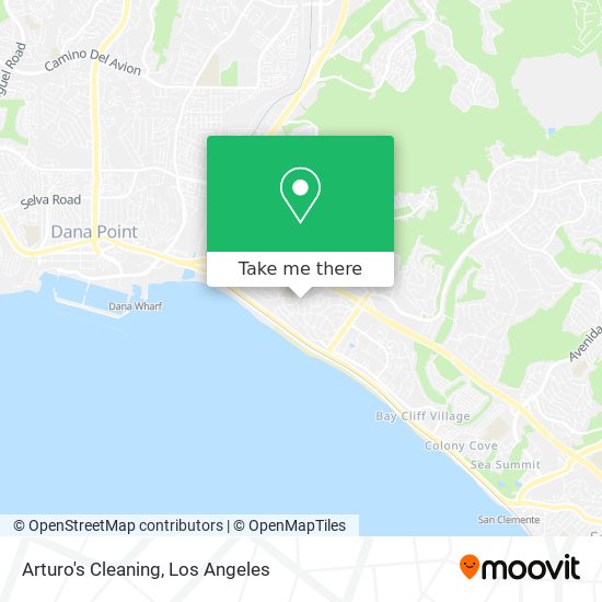 Arturo's Cleaning map