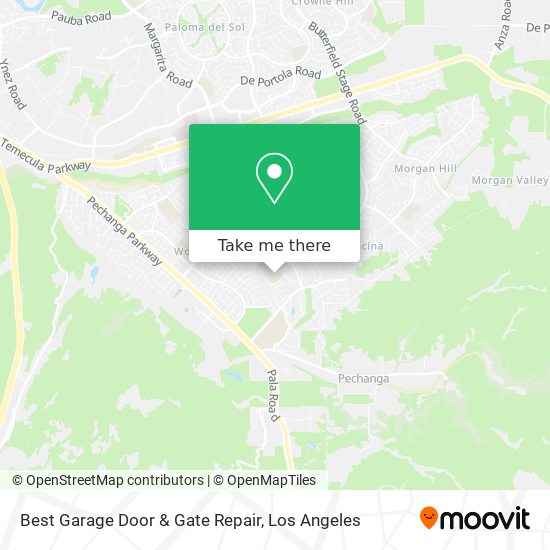 Best Garage Door & Gate Repair map