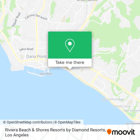 Mapa de Riviera Beach & Shores Resorts by Diamond Resorts