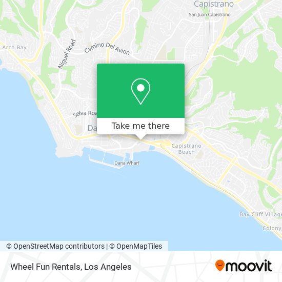 Mapa de Wheel Fun Rentals