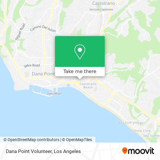 Mapa de Dana Point Volunteer