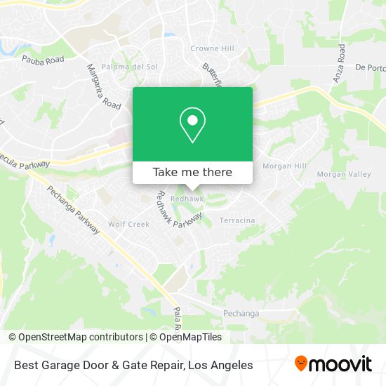 Best Garage Door & Gate Repair map