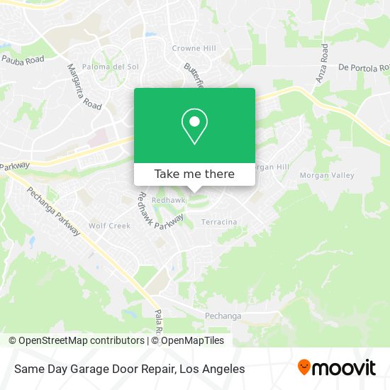 Same Day Garage Door Repair map