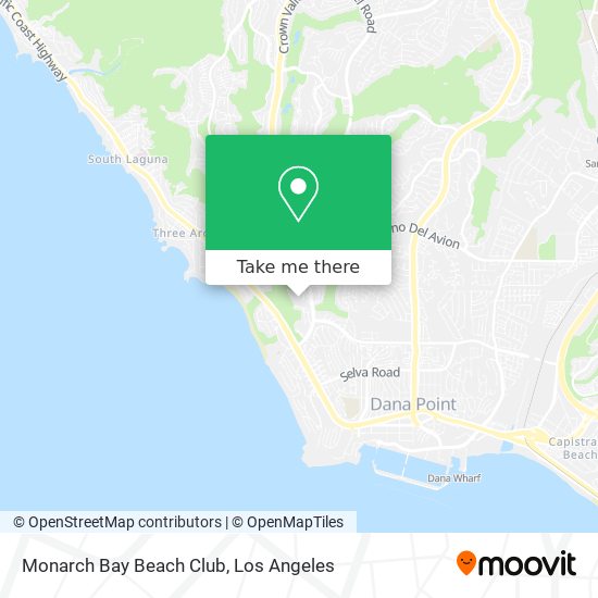 Monarch Bay Beach Club map
