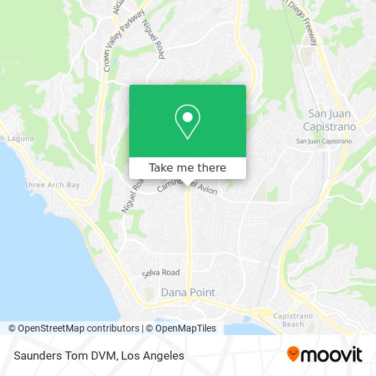 Saunders Tom DVM map