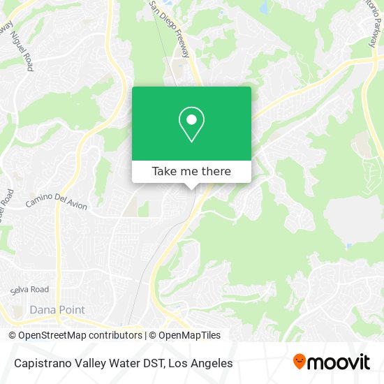 Mapa de Capistrano Valley Water DST