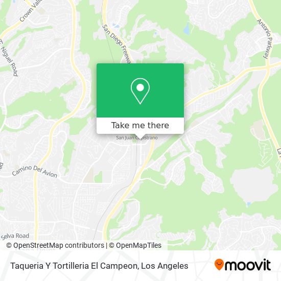 Taqueria Y Tortilleria El Campeon map