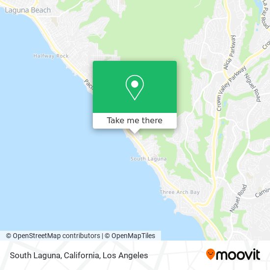 South Laguna, California map