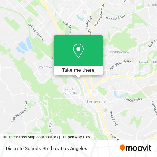 Mapa de Discrete Sounds Studios