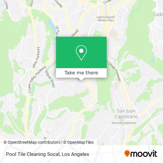 Mapa de Pool Tile Cleaning Socal