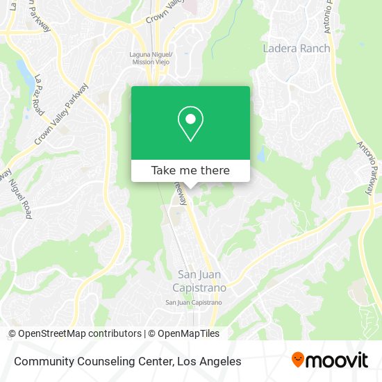 Community Counseling Center map