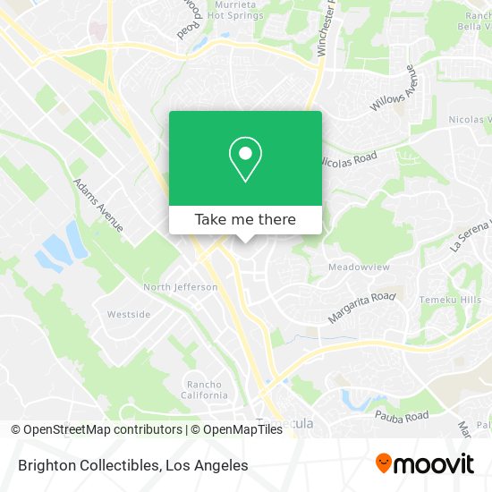 Mapa de Brighton Collectibles