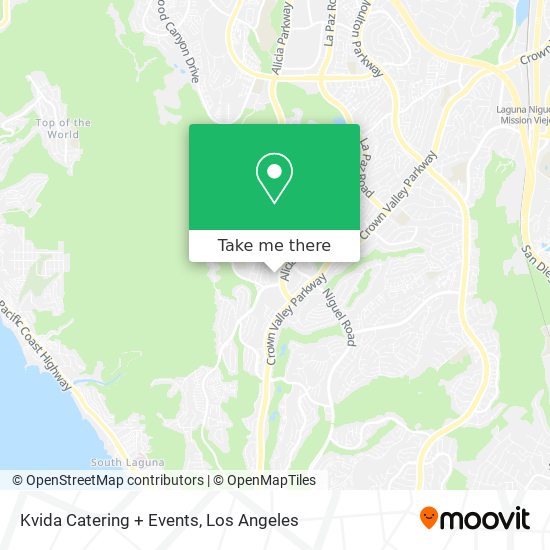 Mapa de Kvida Catering + Events