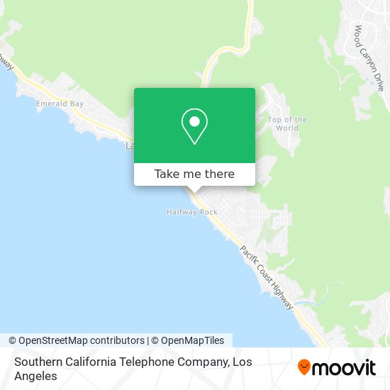 Mapa de Southern California Telephone Company