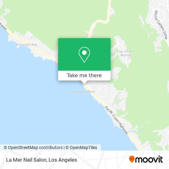 La Mer Nail Salon map