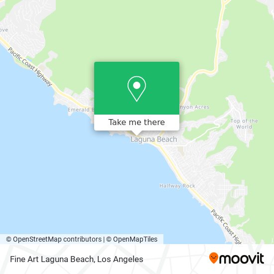 Fine Art Laguna Beach map