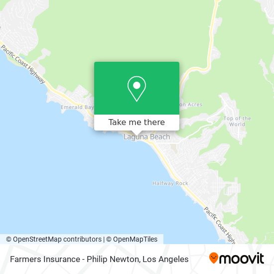 Mapa de Farmers Insurance - Philip Newton