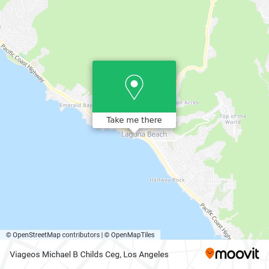 Mapa de Viageos Michael B Childs Ceg