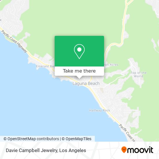 Davie Campbell Jewelry map