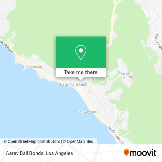 Aarev Bail Bonds map