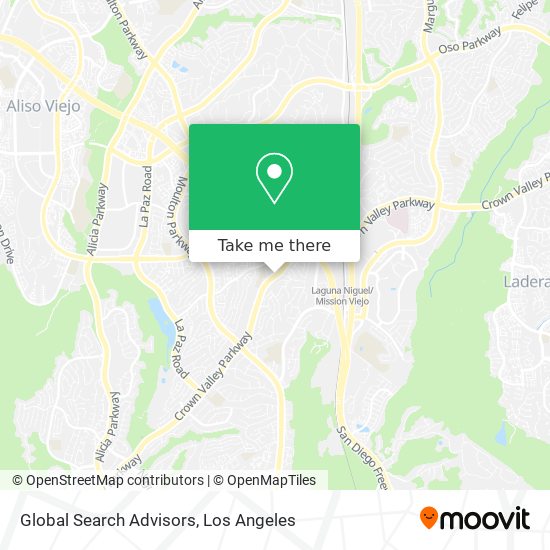 Mapa de Global Search Advisors