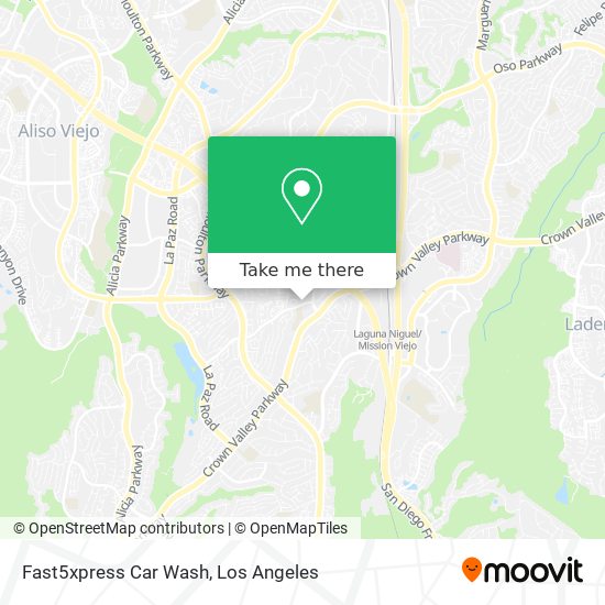 Fast5xpress Car Wash map