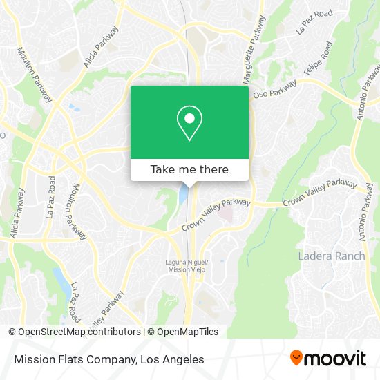 Mission Flats Company map