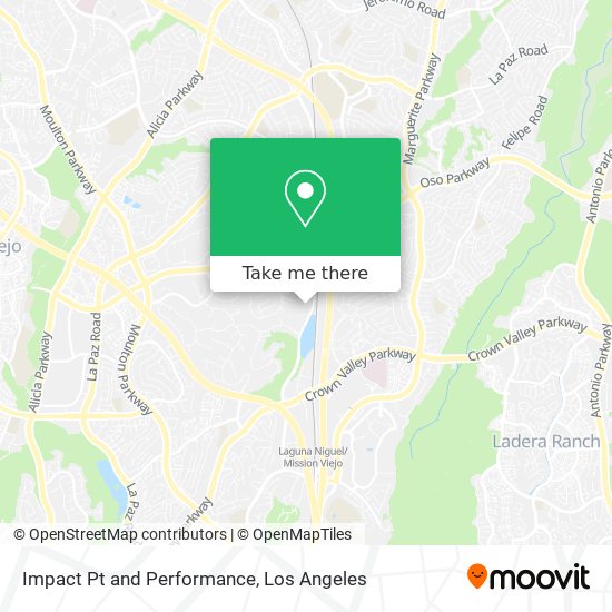 Impact Pt and Performance map