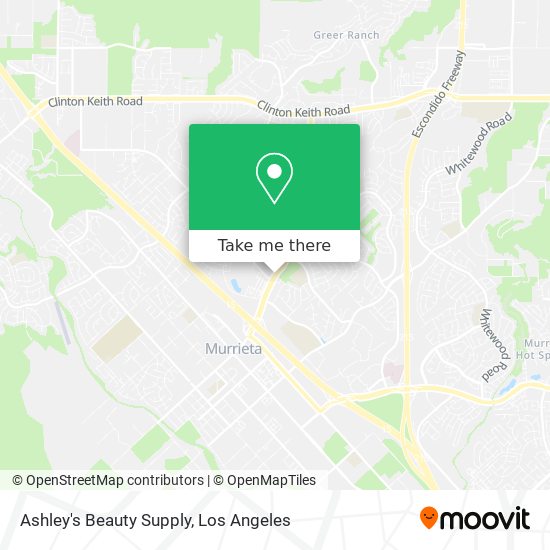 Ashley's Beauty Supply map