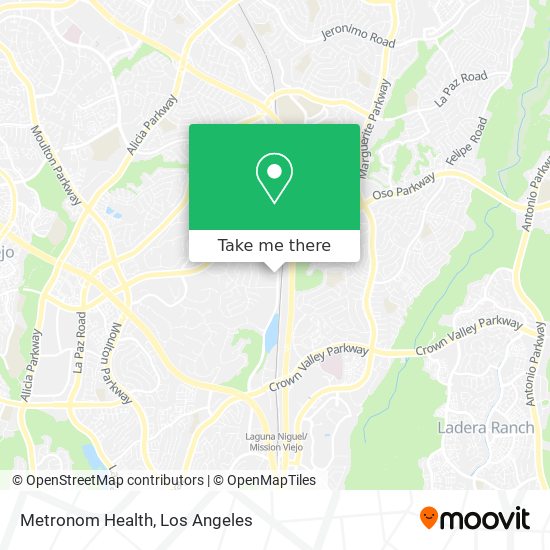 Mapa de Metronom Health